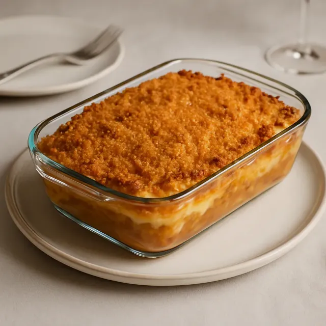 Bolo de Café Tradicional com Cobertura de Canela-Streusel