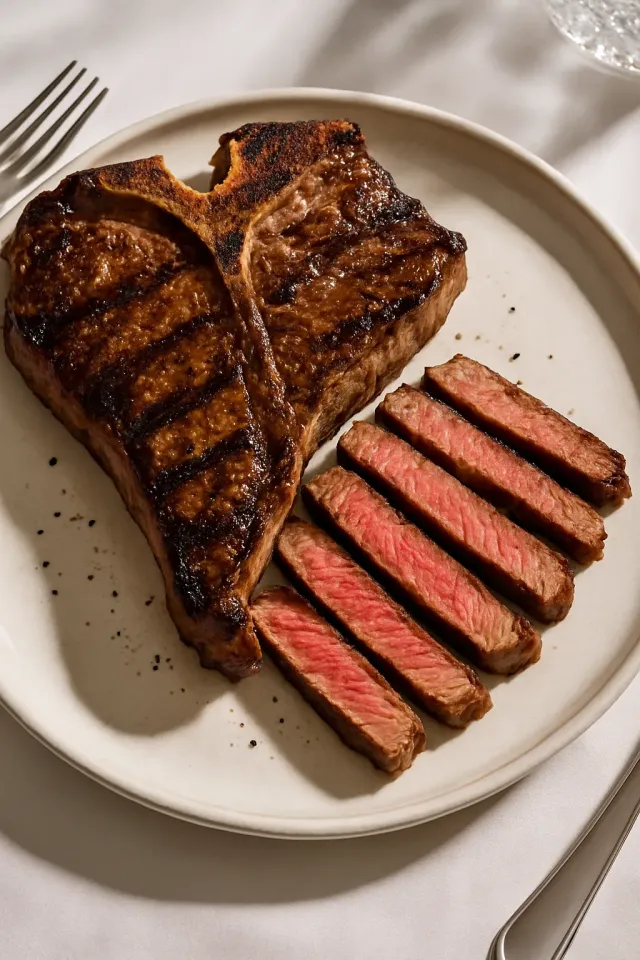 Steak de côte parfait