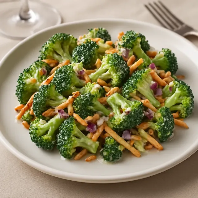 Make-Ahead Broccoli Salad with Bacon and Cheese