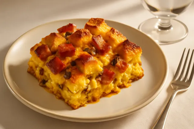 Fluffy Egg Strata