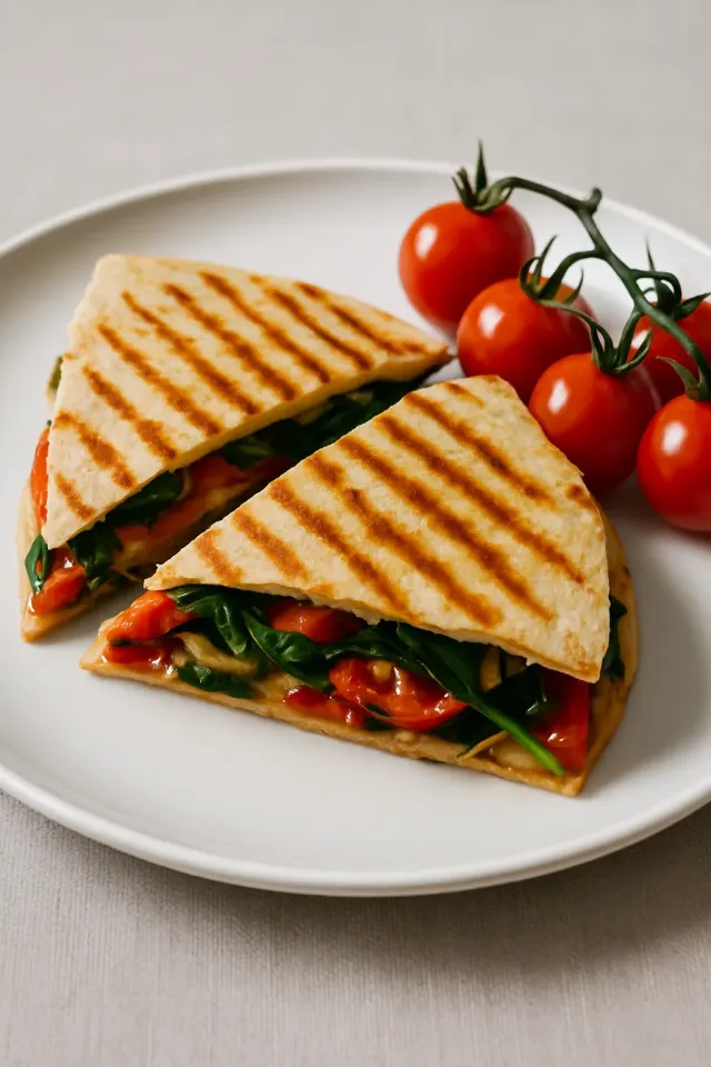 Panini Gà Hy Lạp Kiểu Lành Mạnh