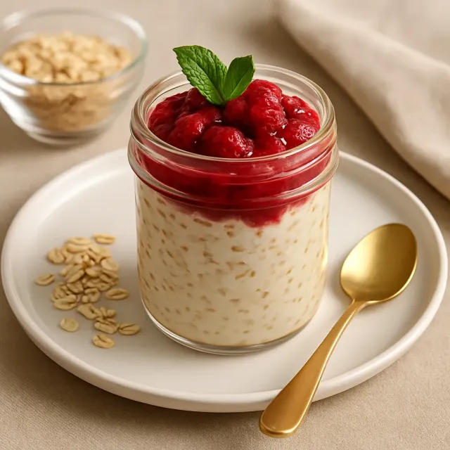 Avena nocturna con bayas