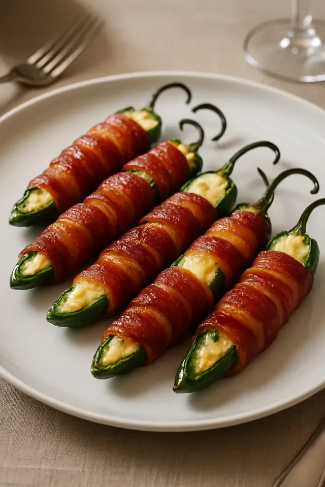 Rouleaux de Bacon et Jalapeño Grillés