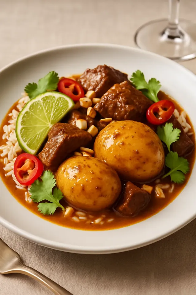 Slow Cooker Beef Massaman Curry