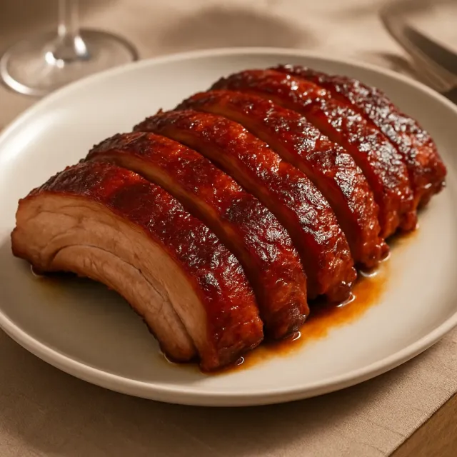 ซี่โครงหมู Baby Back ที่ชนะรางวัล