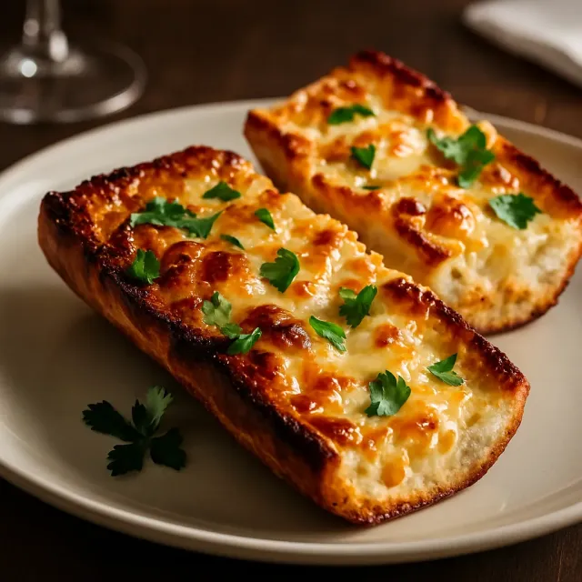 Чесночный хлеб с сыром