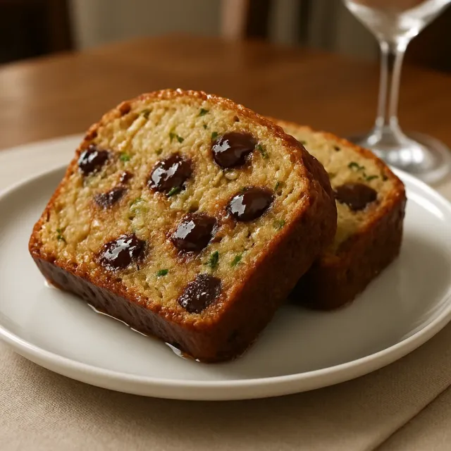 Schokoladenstückchen-Orangen-Zucchinibrot
