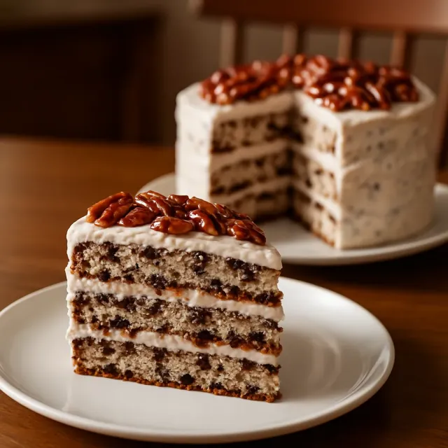 Bolo Gelado de Mocha com Gotas de Chocolate