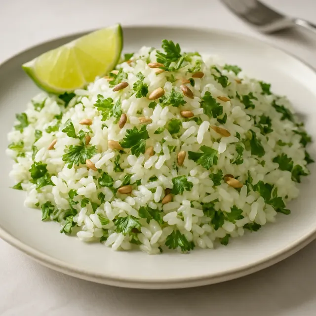 Arroz com Limão e Coentro