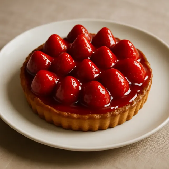 Französischer Erdbeerkuchen aus den 1970ern