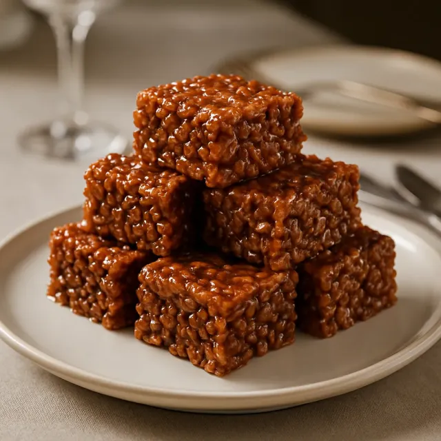 Kokos-Schokoladen-Rice-Krispie-Leckereien