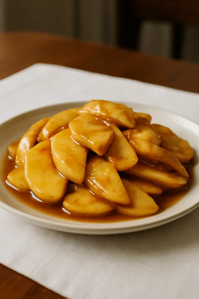 Topping de Manzana Especiada para Panqueques