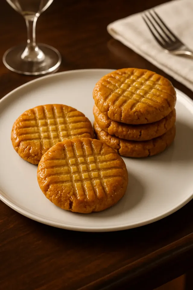 3-Ingredient Peanut Butter Cookies
