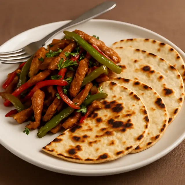 Fajitas au seitan