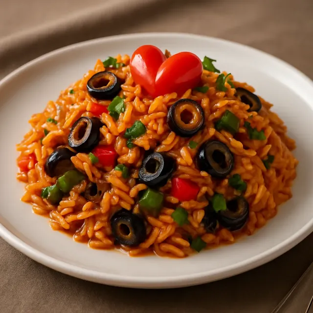 炊飯器で作るスペイン風ライス