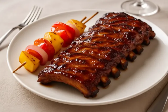 スパイシーな中華BBQリブレット