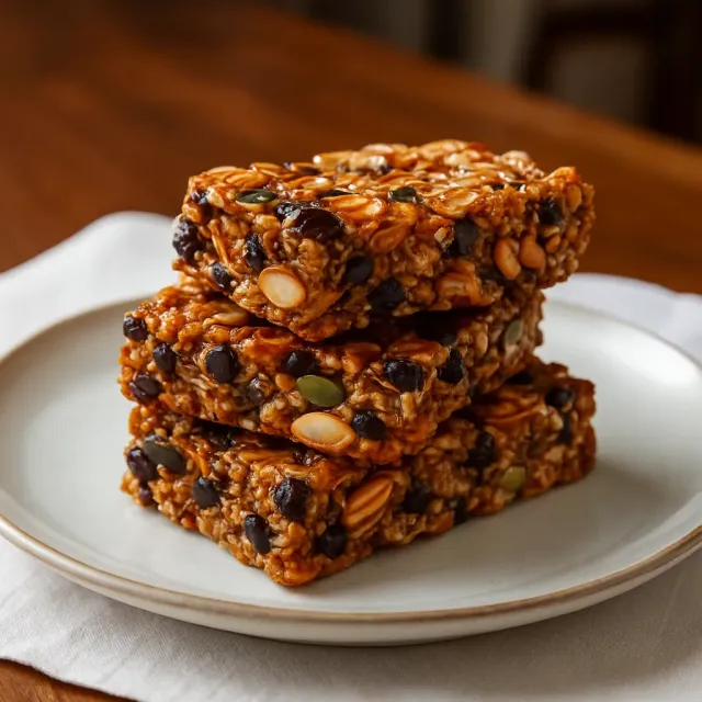 Barrette di granola senza cottura al cioccolato e cocco