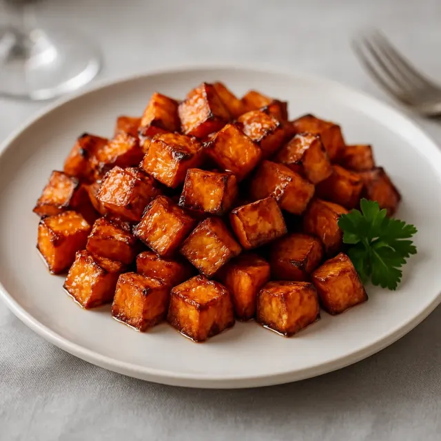 Sweet and Spicy Air Fried Sweet Potatoes