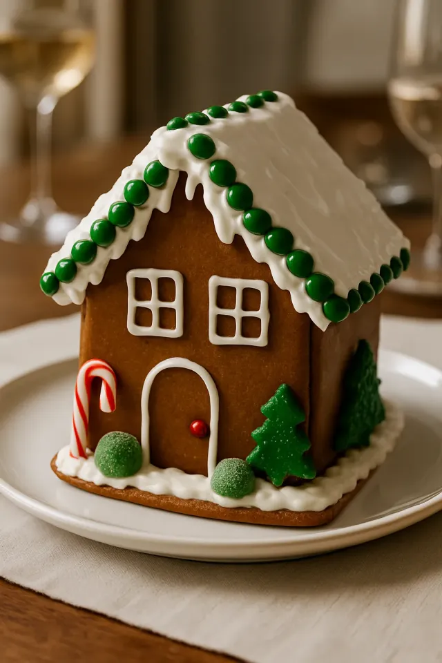 Casa de Pão de Gengibre de Natal