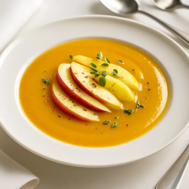 Zuppa di Zucca Butternut e Mela