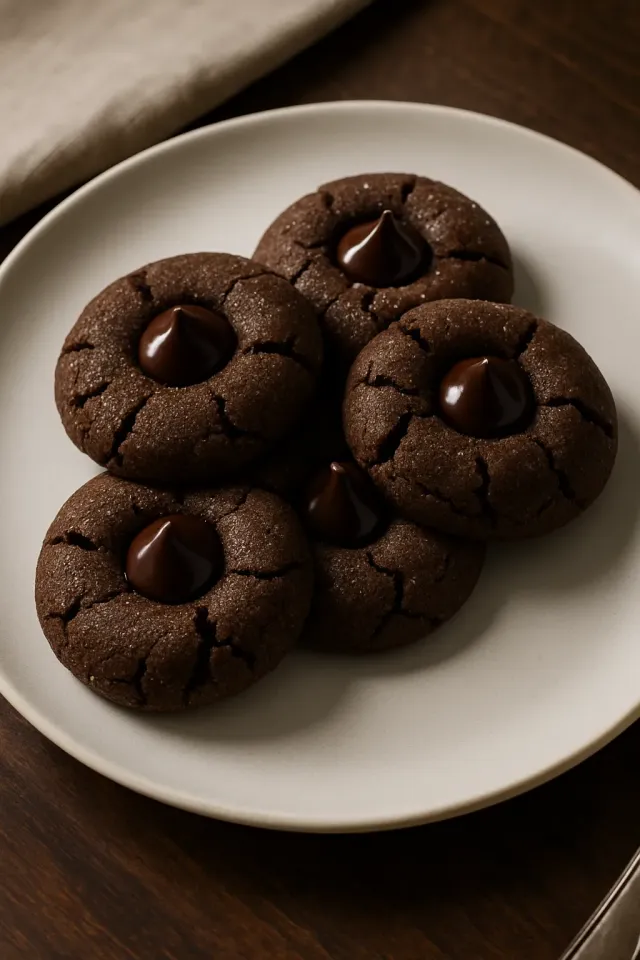 Biscoitos de Gengibre com Chocolate