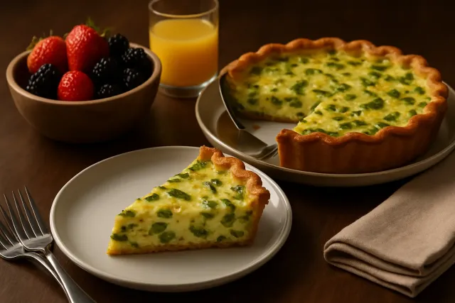 Asparagus Quiche