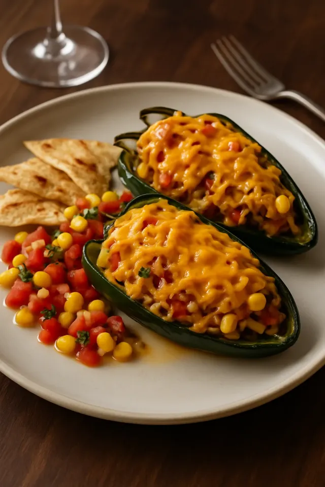 Corn and Pepper Cups