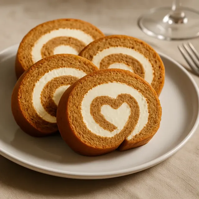 Rolo de Abóbora com Cream Cheese
