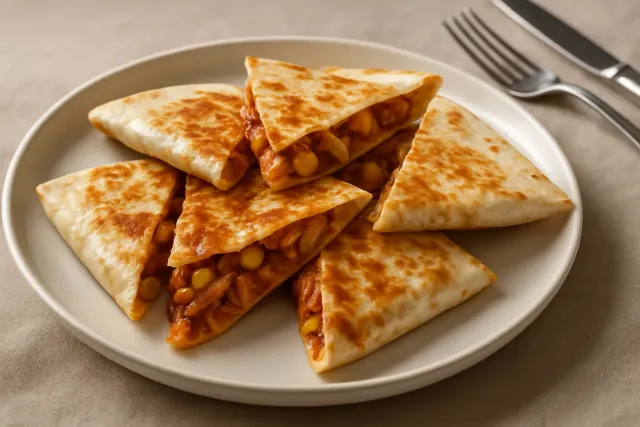 Quesadilla cremosa al jalapeno e pulled pork
