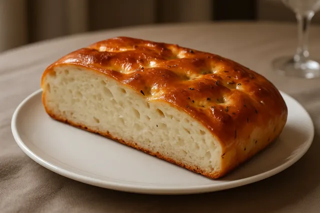 Ev Yapımı Focaccia Ekmek