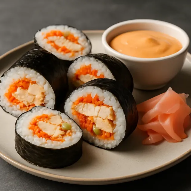 Buffalo Chicken Sushi Roll