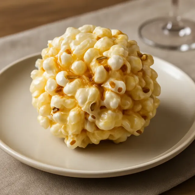 Les boules de popcorn du grand-père