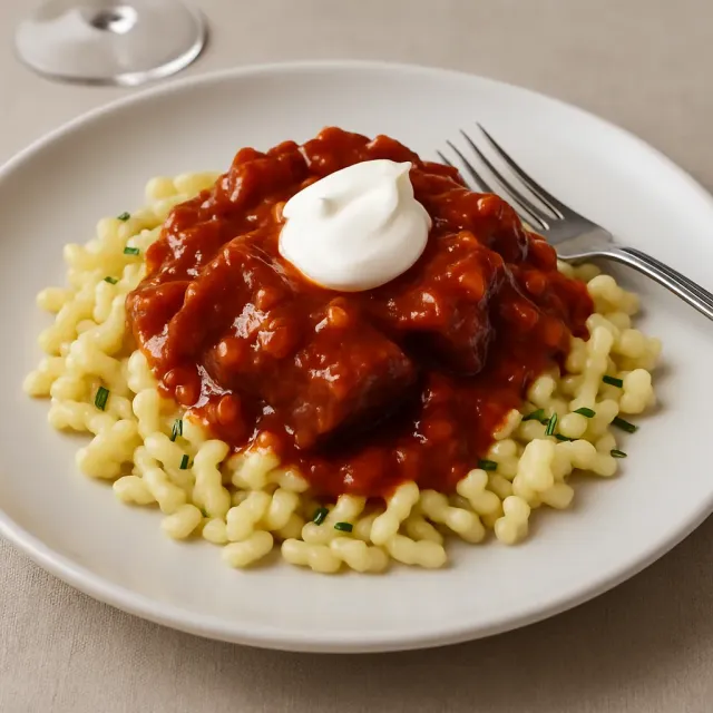 Goulash hongrois à la cocotte-minute