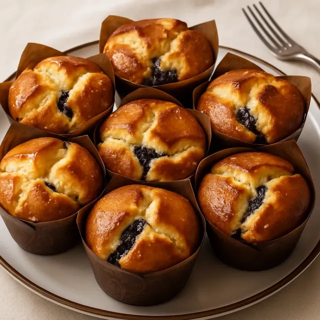 Cupcakes de Brownie com Cheesecake
