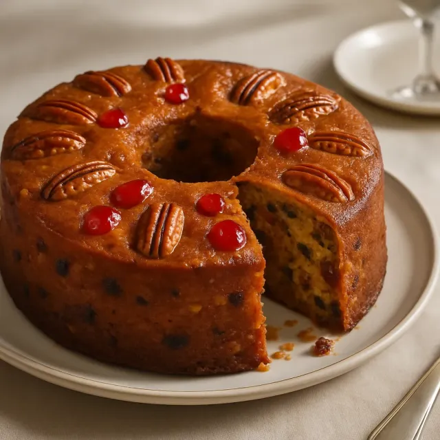 Bolo de Frutas com Purê de Maçã