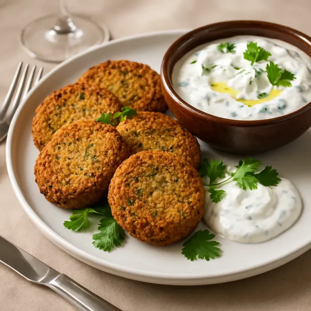 Falafel im Heißluftfritteuse