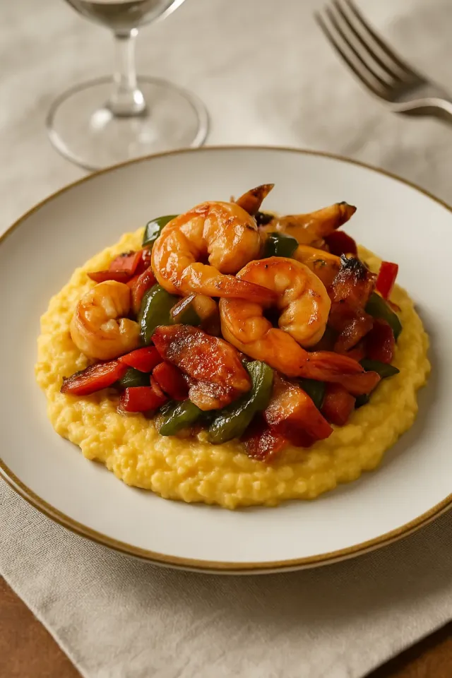 South of the Border Shrimp and Grits