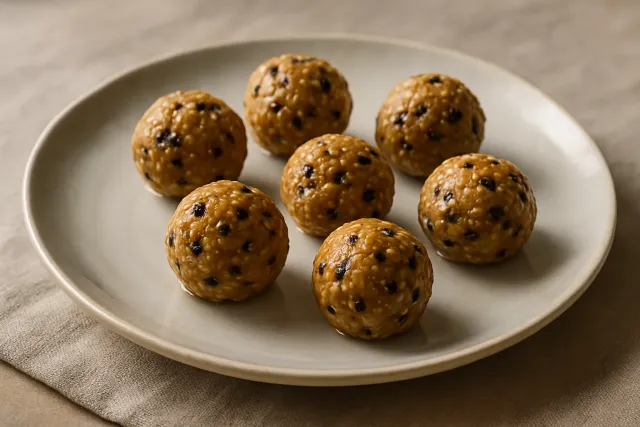 Bolinhos Energéticos de Pasta de Amendoim