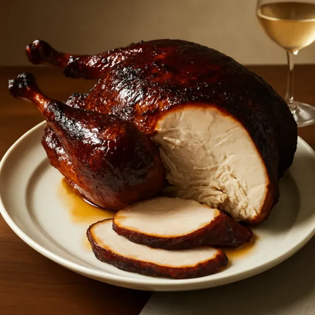 Turkey in a Smoker