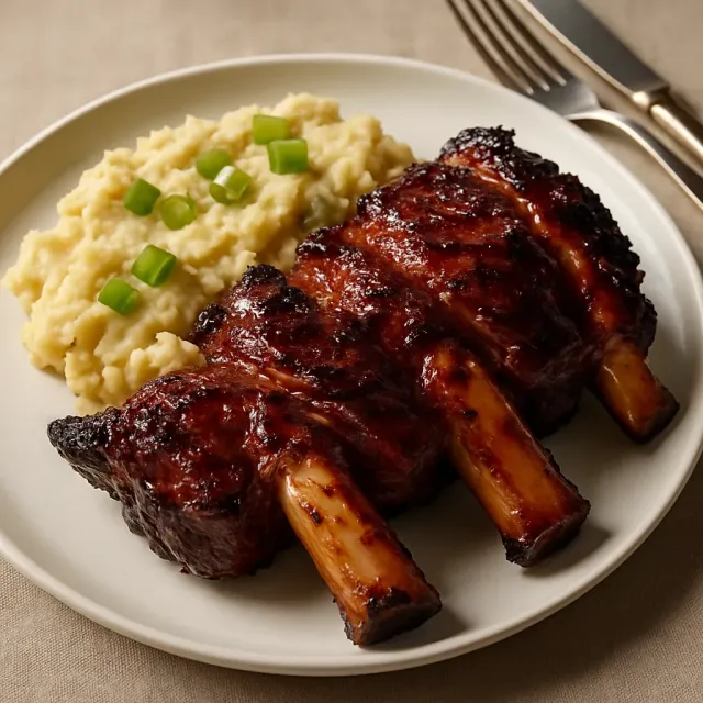 Kalbi (Sườn Bò Ngắn Được Tẩm Ướp)