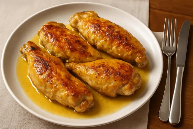 Easy Baked Turkey Wings