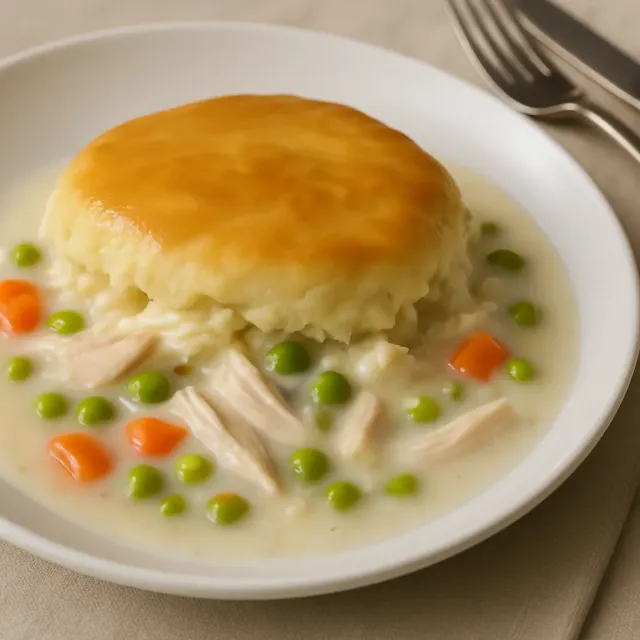 Южный куриный суп с клецками