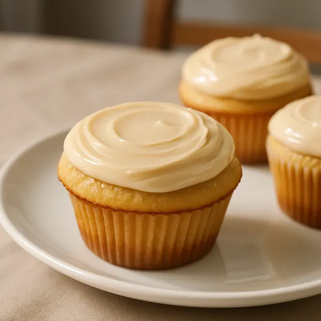 Cupcakes de Baunilha Feitos na Hora