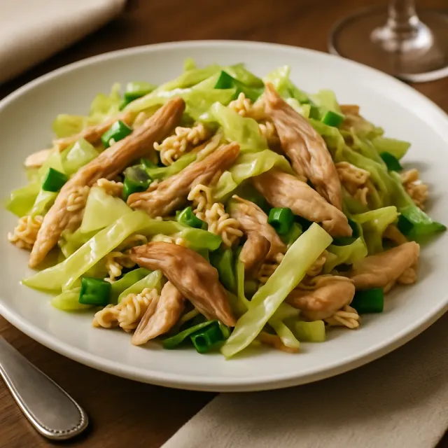 简易中式鸡肉沙拉
