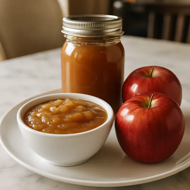 Compota de Manzana y Ruibarbo