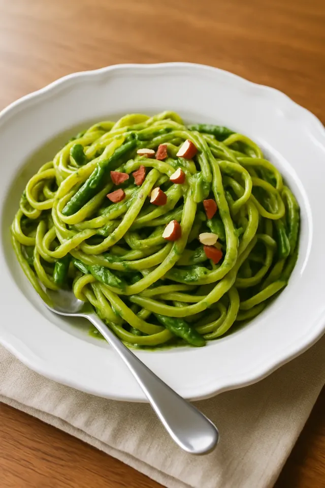 Easy Basil Pesto with Almonds