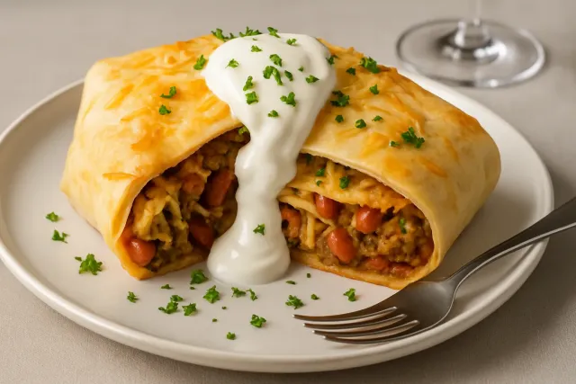 Burritos aux courgettes et courge