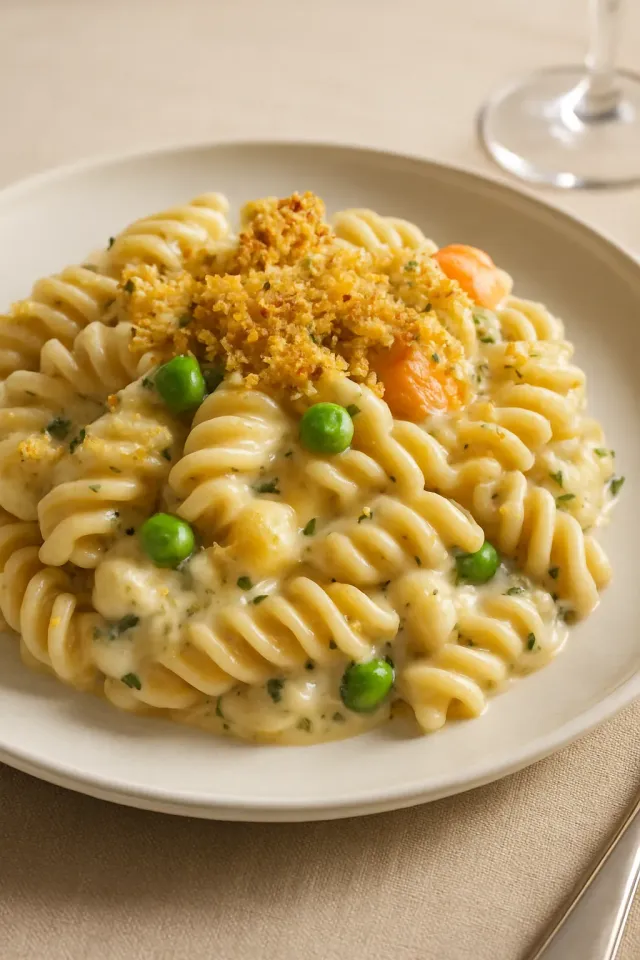 Chicken and Pasta Casserole with Mixed Vegetables