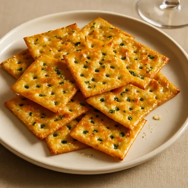 Biscoitos Saltine com Mistura Ranch