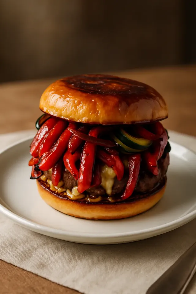 Keju Burger Fajita